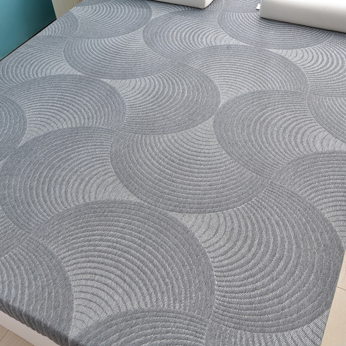 91家纺网 家纺一手货源 找家纺 张先生床垫2025新款加厚亲肤针织海绵记忆床垫 罗曼灰