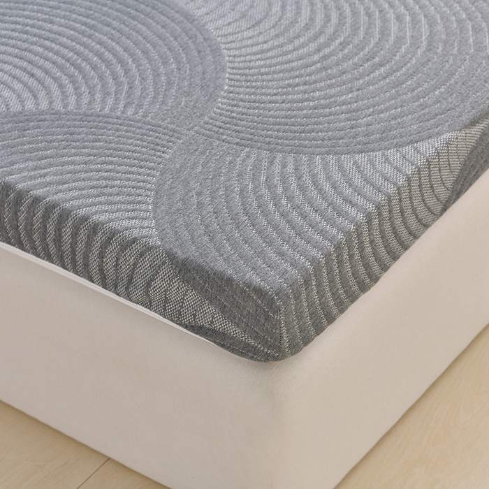 91家纺网 家纺一手货源 找家纺 张先生床垫2025新款加厚亲肤针织海绵记忆床垫 罗曼灰