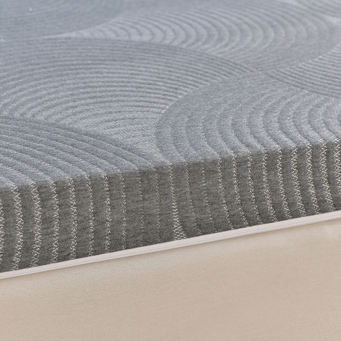 91家纺网 家纺一手货源 找家纺 张先生床垫2025新款加厚亲肤针织海绵记忆床垫 罗曼灰