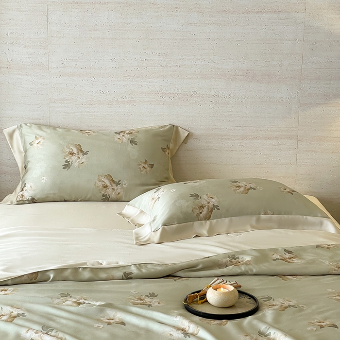 91家纺网 家纺一手货源 找家纺 （总）张公子婚庆馆 2025新款天丝数码印花夏被四件套-花间束影系列【控价；不低于单夏被268/288 夏被四件套368/388】