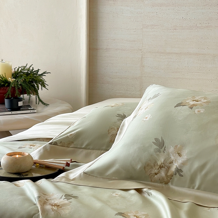 91家纺网 家纺一手货源 找家纺 （总）张公子婚庆馆 2025新款天丝数码印花夏被四件套-花间束影系列【控价；不低于单夏被268/288 夏被四件套368/388】