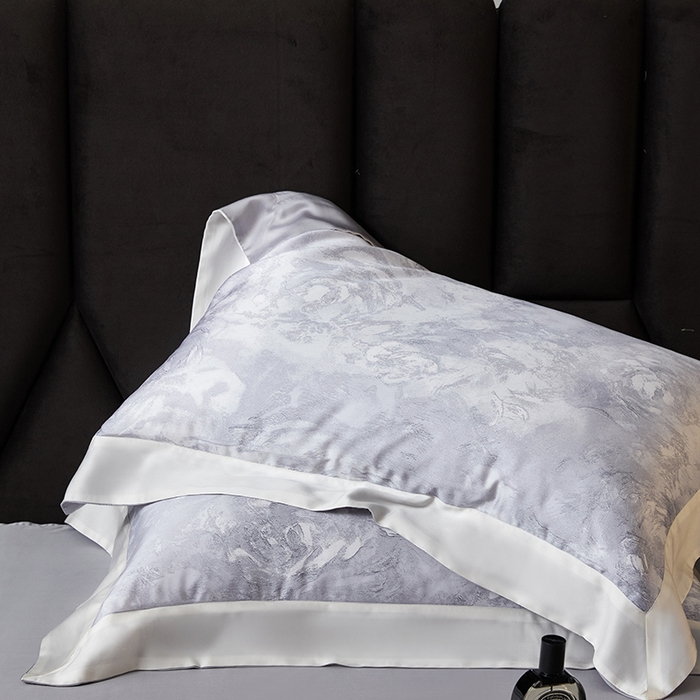 91家纺网 家纺一手货源 找家纺 张公子婚庆馆 2025新款天丝数码印花夏被四件套-花间束影系列【控价；不低于单夏被268/288 夏被四件套368/388】 星空-雾灰