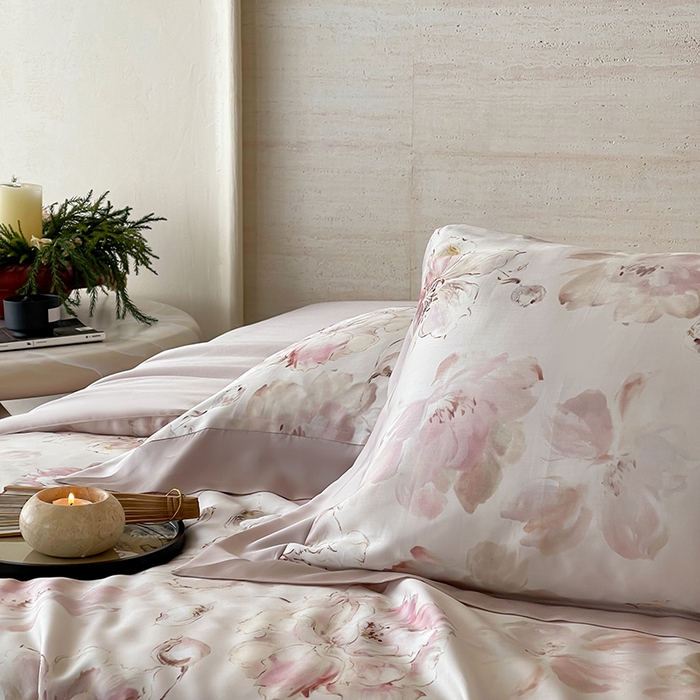 91家纺网 家纺一手货源 找家纺 张公子婚庆馆 2025新款天丝数码印花夏被四件套-花间束影系列【控价；不低于单夏被268/288 夏被四件套368/388】 依兰