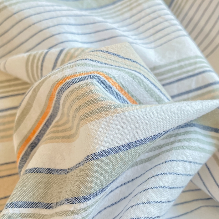 91家纺网 家纺一手货源 找家纺 恋人优选 2025新款条纹全棉纯棉水洗系列四件套 西蒙-灰