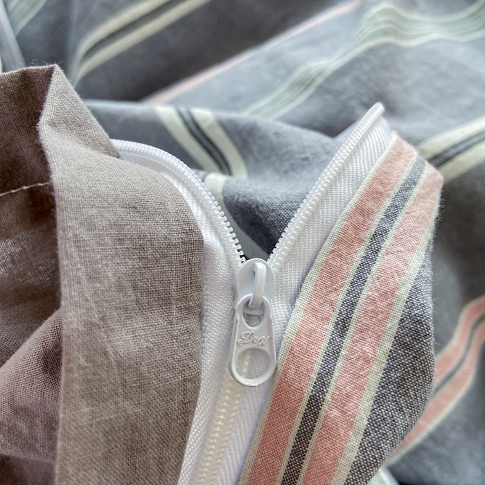 91家纺网 家纺一手货源 找家纺 恋人优选 2025新款A类全棉纯棉水洗棉系列(AB版)单被套 被套单件 纽约灰(AB版)