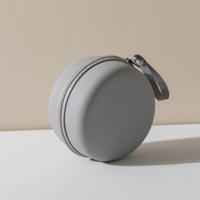 91家纺网 家纺一手货源 找家纺 金喜 2025新款凉感U型枕记忆枕便携冰丝护颈枕差旅护颈枕头礼盒-双拼色系列 魅惑紫灰双拼 29*25*13.5cm