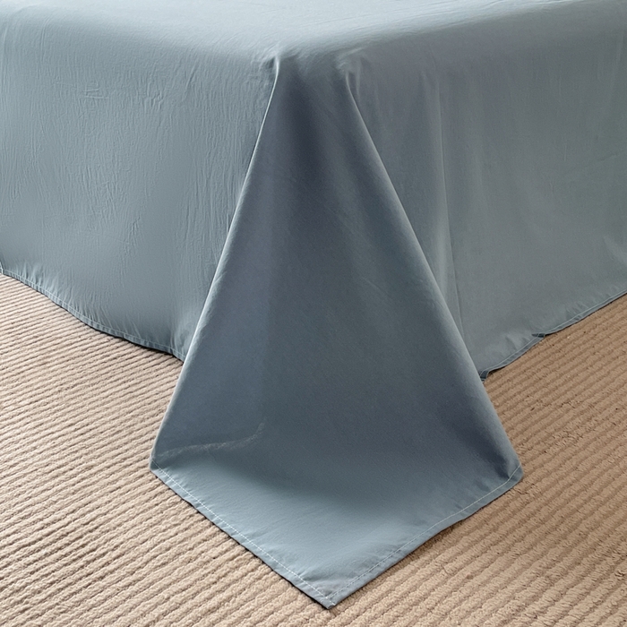 91家纺网 家纺一手货源 找家纺 恋人优选 2025新款A类全棉纯棉水洗棉系列(AB版)四件套 莫妮兰+浅兰(AB版)