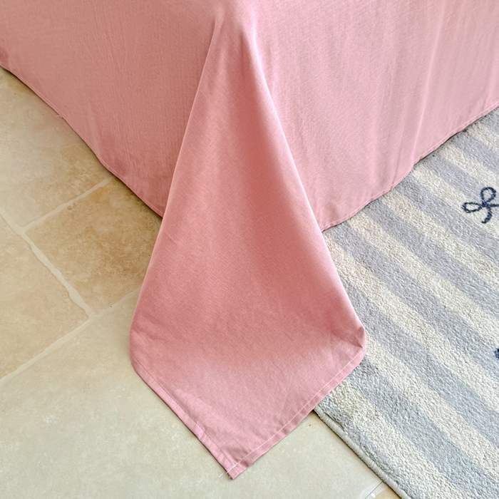 91家纺网 家纺一手货源 找家纺 恋佳居 2026新款A类全棉有氧双层纱印花毛巾绣贝壳边四件套 不止玫瑰