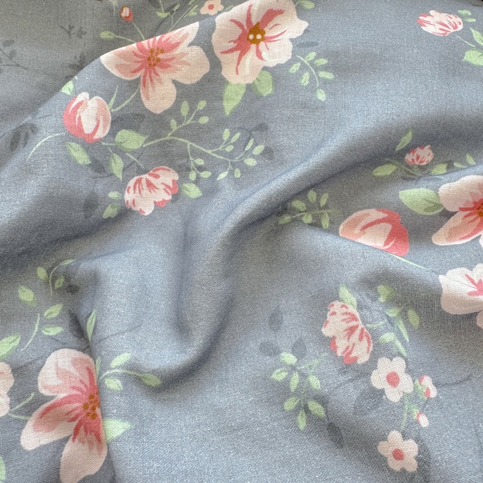 91家纺网 家纺一手货源 找家纺 恋佳居 2026新款A类全棉有氧双层纱印花毛巾绣贝壳边四件套 佩里斯庄园