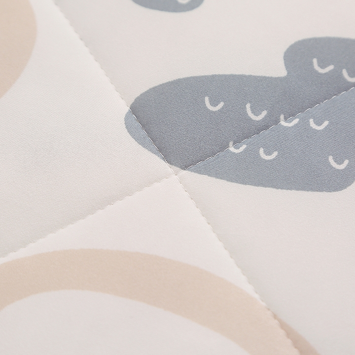 91家纺网 家纺一手货源 找家纺 贝兰仙奴 2025新款针织棉夏被 动物火车