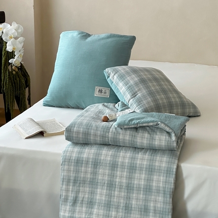 91家纺网 家纺一手货源 找家纺 （总）多米家居 2025新款全棉水洗棉抱枕被