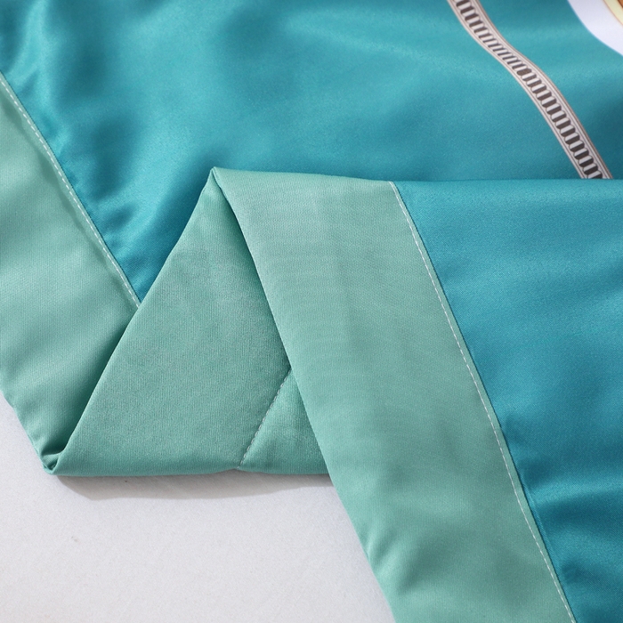 91家纺网 家纺一手货源 找家纺 贝兰仙奴 2025新款水洗天丝大中国风版夏被 富贵花开绿