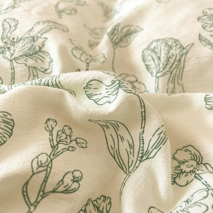 91家纺网 家纺一手货源 找家纺 （总）罗亿家纺 2025新款韩系云感纱贝壳边四件套(提供买家秀)