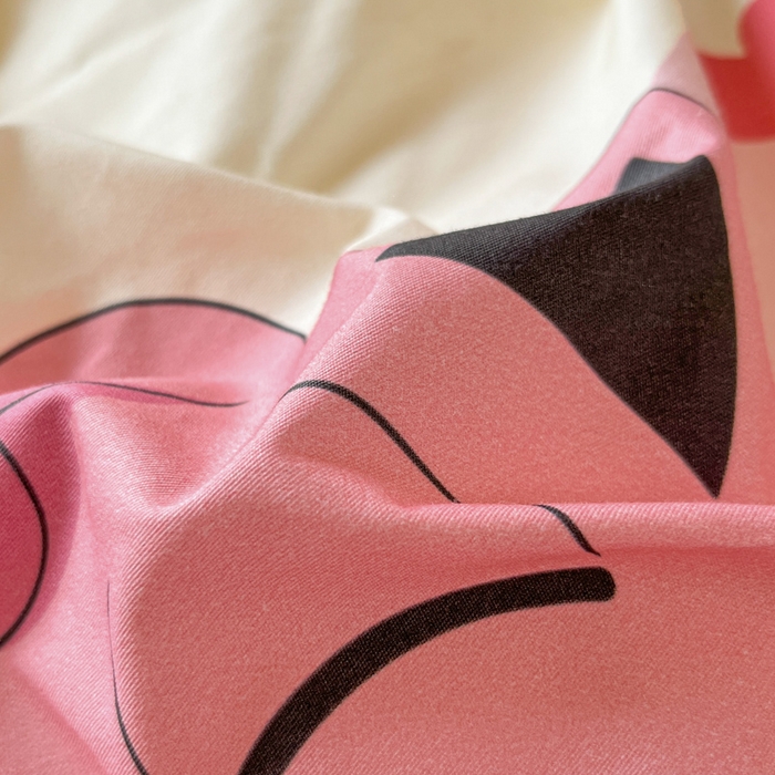 91家纺网 家纺一手货源 找家纺 金爱家 2025新款宝可梦正版授权纯棉卡通皮卡丘学生宿舍三件套四件套系列 棉宝可梦-蝴蝶结胖丁