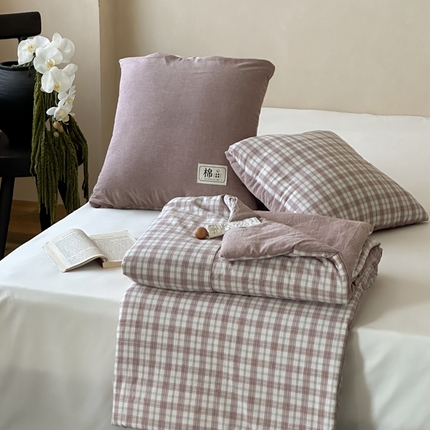 91家纺网 家纺一手货源 找家纺 （总）多米家居 2025新款全棉水洗棉抱枕被