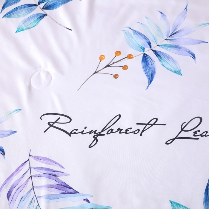 91家纺网 家纺一手货源 找家纺 贝兰仙奴 2025新款水洗天丝大中国风版夏被 枫林晚