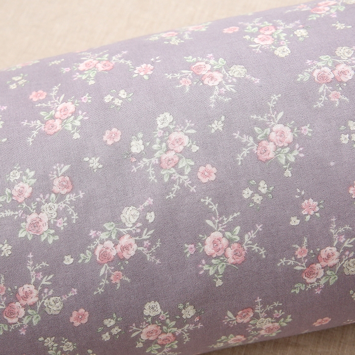 91家纺网 家纺一手货源 找家纺 梦叶草 2025新款全棉双层纱萌兔荞麦枕芯护颈枕头50*16*16cm（±2cm） 萌兔荞麦枕-紫色如梦