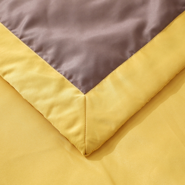 91家纺网 家纺一手货源 找家纺 贝兰仙奴 2025新款水洗天丝大中国风版夏被 富贵花开黄