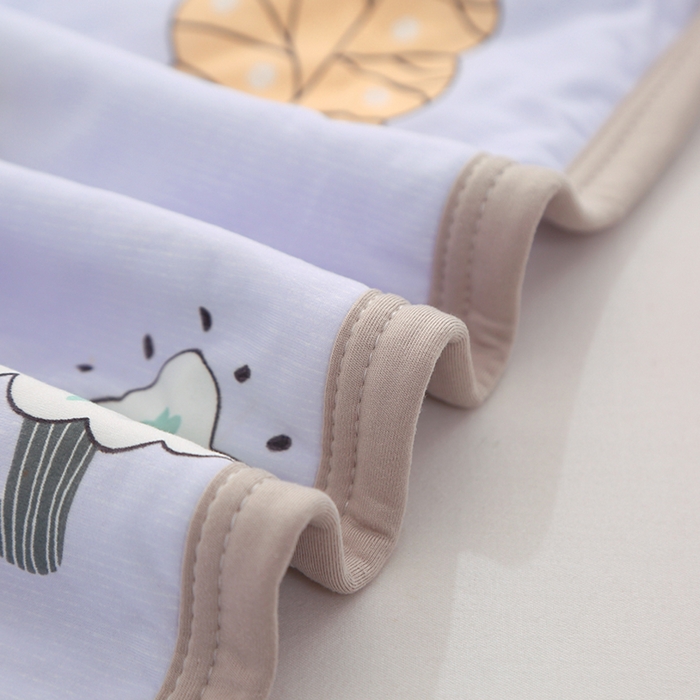 91家纺网 家纺一手货源 找家纺 贝兰仙奴 2025新款针织棉夏被 森林物语