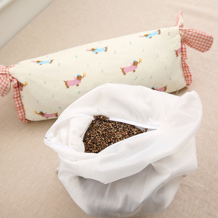 91家纺网 家纺一手货源 找家纺 梦叶草 2025新款全棉双层纱萌兔荞麦枕芯护颈枕头50*16*16cm（±2cm） 萌兔荞麦枕-汪汪小队