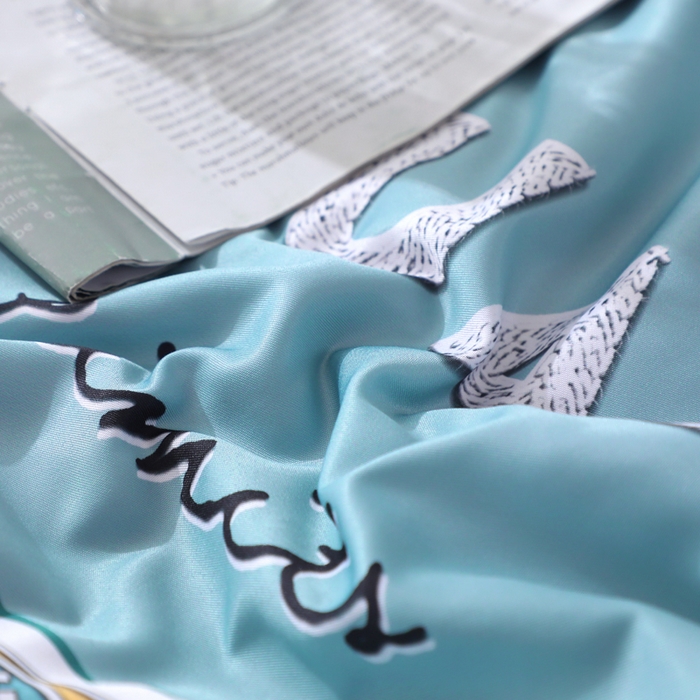 91家纺网 家纺一手货源 找家纺 贝兰仙奴 2025新款水洗天丝大中国风版夏被 皇冠