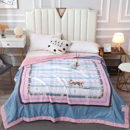 贝兰仙奴 2025新款水洗天丝大中国风版夏被 寻觅芳踪