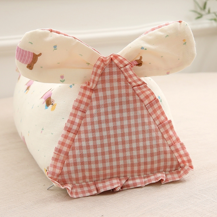 91家纺网 家纺一手货源 找家纺 梦叶草 2025新款全棉双层纱萌兔荞麦枕芯护颈枕头50*16*16cm（±2cm） 萌兔荞麦枕-汪汪小队