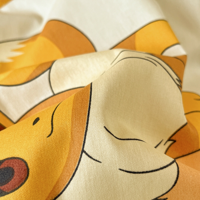 91家纺网 家纺一手货源 找家纺 金爱家 2025新款宝可梦正版授权纯棉卡通皮卡丘学生宿舍三件套四件套系列 棉宝可梦-泡泡伊布