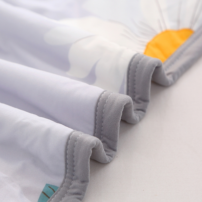 91家纺网 家纺一手货源 找家纺 贝兰仙奴 2025新款针织棉夏被 大叶菊花