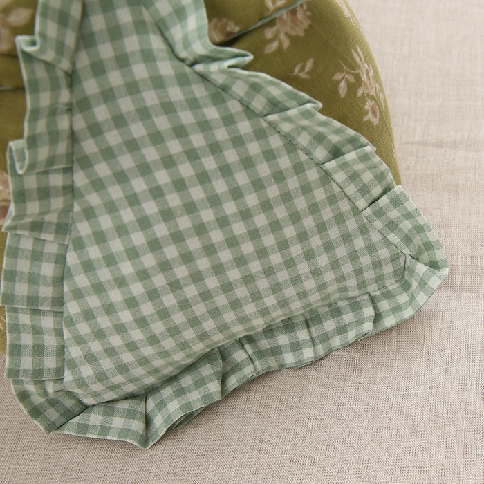 91家纺网 家纺一手货源 找家纺 梦叶草 2025新款全棉双层纱萌兔荞麦枕芯护颈枕头50*16*16cm（±2cm） 萌兔荞麦枕-青春时光