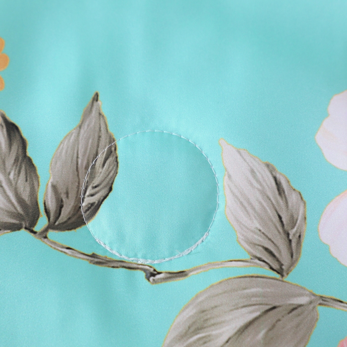 91家纺网 家纺一手货源 找家纺 贝兰仙奴 2025新款水洗天丝大中国风版夏被 富贵花开绿