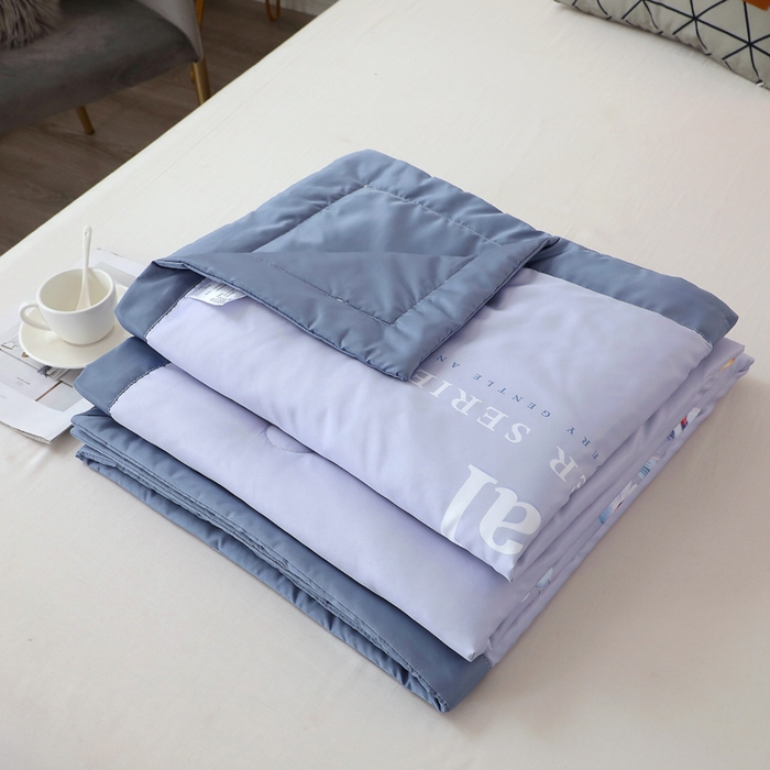 91家纺网 家纺一手货源 找家纺 贝兰仙奴 2025新款水洗天丝大中国风版夏被 紫嫣