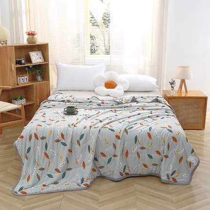 贝兰仙奴 2025新款针织棉夏被 羽叶