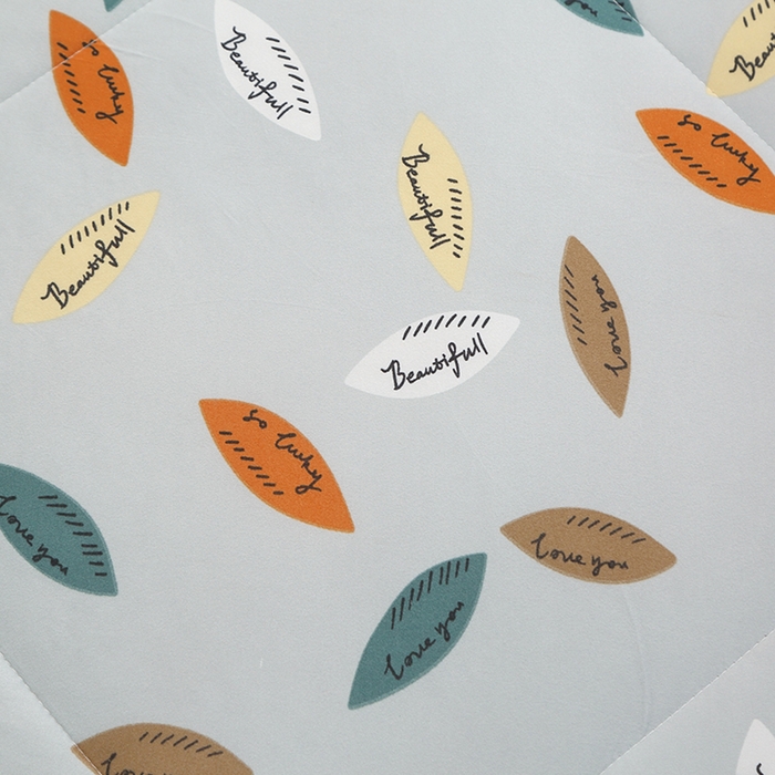 91家纺网 家纺一手货源 找家纺 贝兰仙奴 2025新款针织棉夏被 羽叶