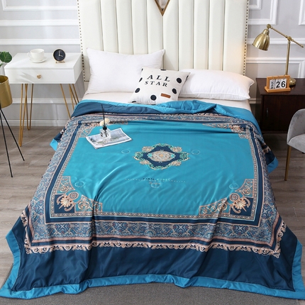 贝兰仙奴 2025新款水洗天丝大中国风版夏被 镜花水月