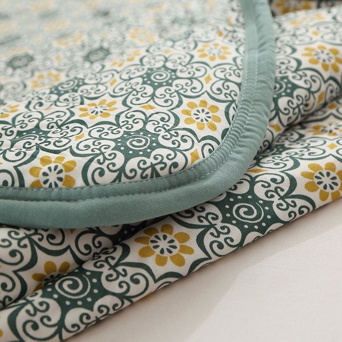 91家纺网 家纺一手货源 找家纺 贝兰仙奴 2025新款针织棉夏被 异域风情