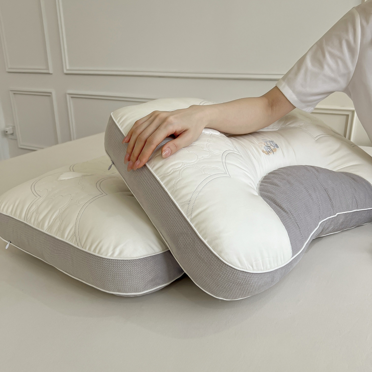 91家纺网 家纺一手货源 找家纺 （总）珍贝家纺 2025新款亲肤舒适向云端 枕头枕芯