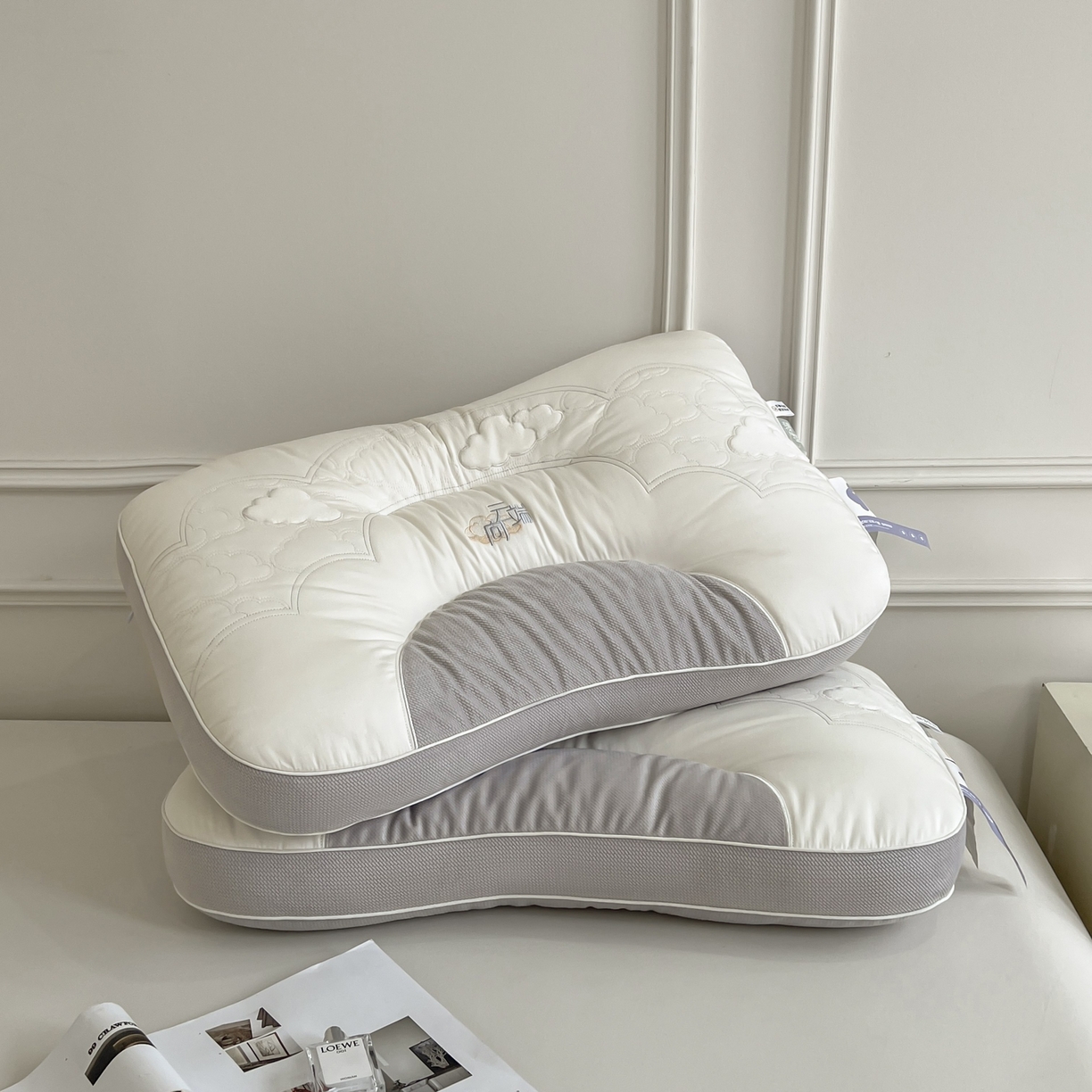 91家纺网 家纺一手货源 找家纺 （总）珍贝家纺 2025新款亲肤舒适向云端 枕头枕芯