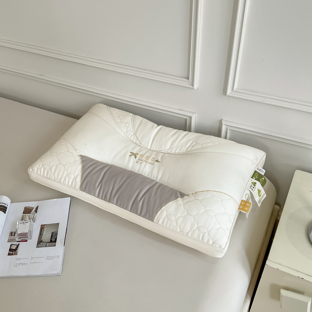 91家纺网 家纺一手货源 找家纺 （总）珍贝家纺 2025新款亲肤舒适仙草萃 枕头枕芯