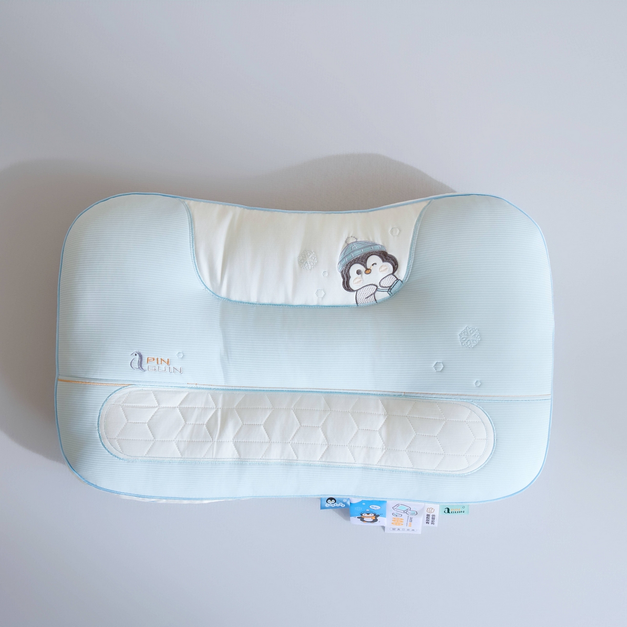 91家纺网 家纺一手货源 找家纺 珍贝家纺 2025新款儿童卡通企鹅枕 枕头枕芯 大企鹅 通用/对