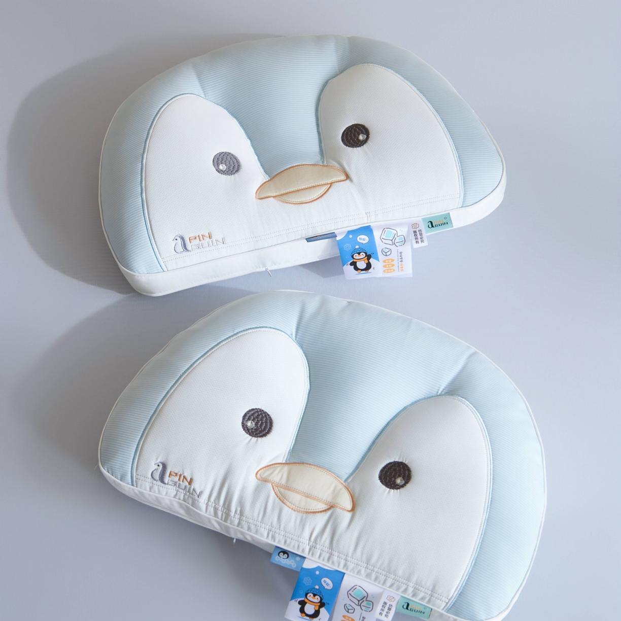91家纺网 家纺一手货源 找家纺 珍贝家纺 2025新款儿童卡通企鹅枕 枕头枕芯 小企鹅 通用/只