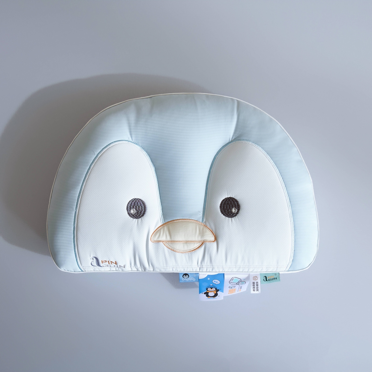 91家纺网 家纺一手货源 找家纺 珍贝家纺 2025新款儿童卡通企鹅枕 枕头枕芯 小企鹅 通用/只