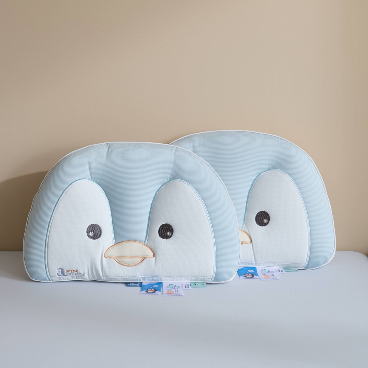 91家纺网 家纺一手货源 找家纺 珍贝家纺 2025新款儿童卡通企鹅枕 枕头枕芯 小企鹅 通用/只