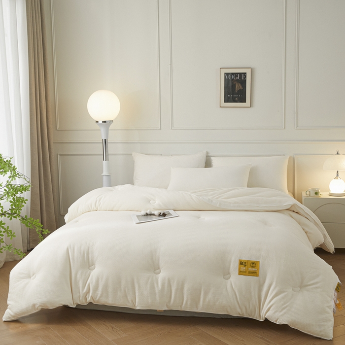 91家纺网 家纺一手货源 找家纺 （总）曼尼 2025 新款A类新疆原生态棉纯棉李官奇80%高含量大豆被冬被官方授权