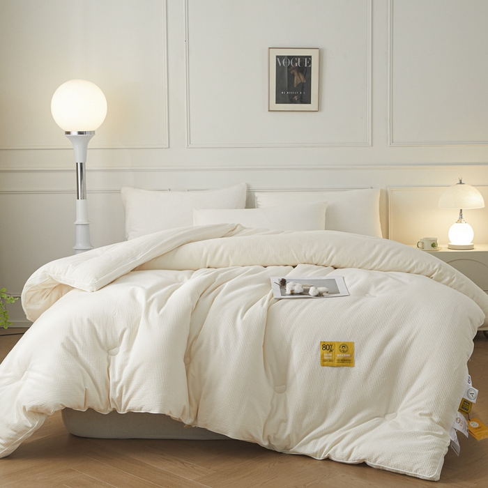 91家纺网 家纺一手货源 找家纺 （总）曼尼 2025 新款A类新疆原生态棉纯棉李官奇80%高含量大豆被冬被官方授权