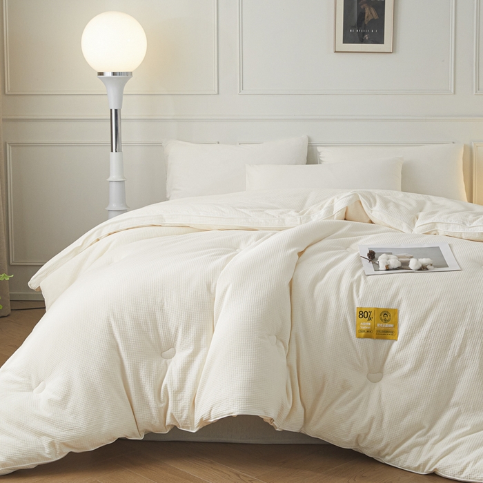 91家纺网 家纺一手货源 找家纺 （总）曼尼 2025 新款A类新疆原生态棉纯棉李官奇80%高含量大豆被冬被官方授权