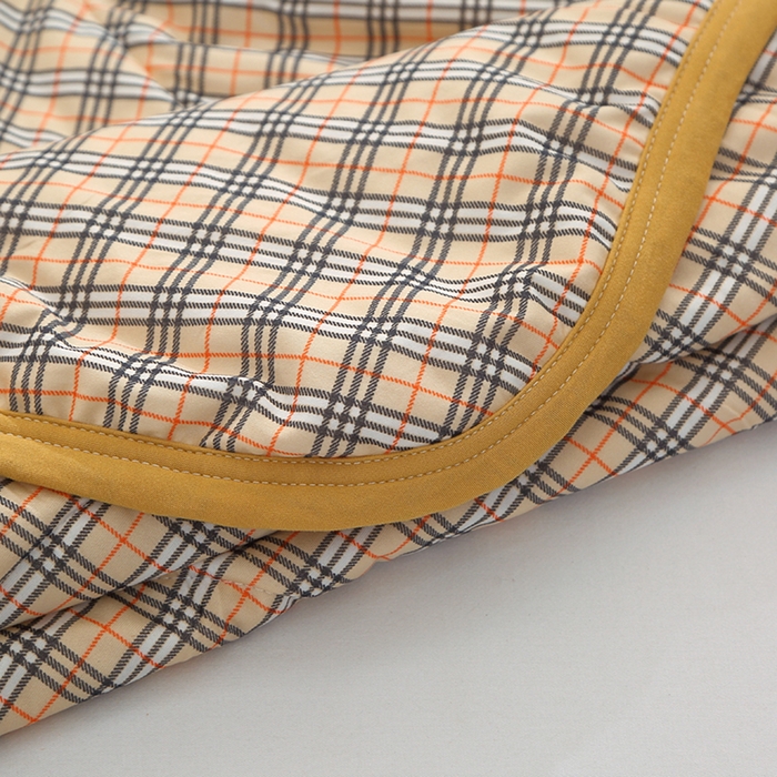 91家纺网 家纺一手货源 找家纺 （总）贝兰仙奴 2025春夏新款针织棉格子印花夏被夏凉被空调被