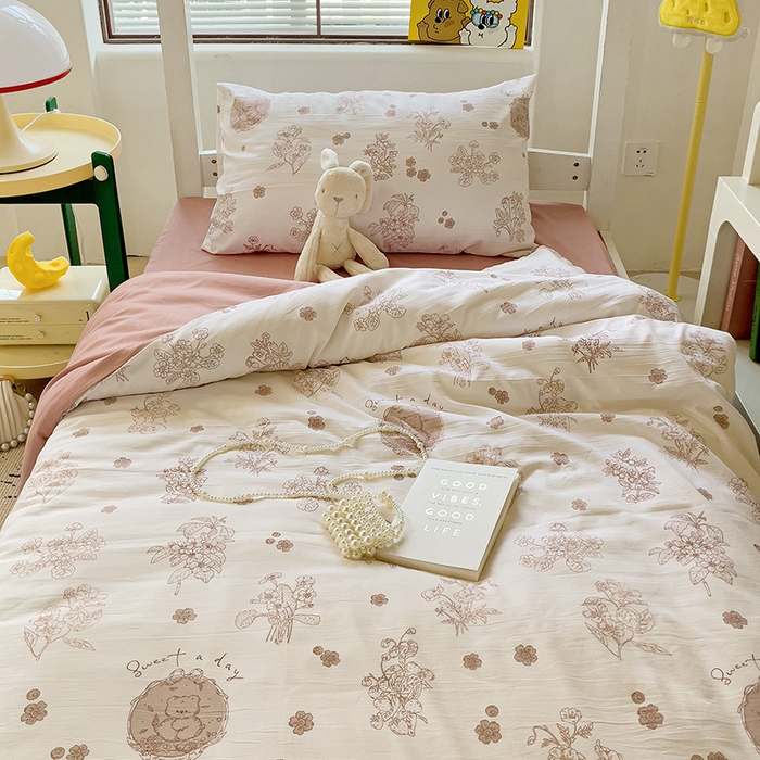 91家纺网 家纺一手货源 找家纺 （总）海岛哥哥 2025新款云朵棉宿舍学生三件套