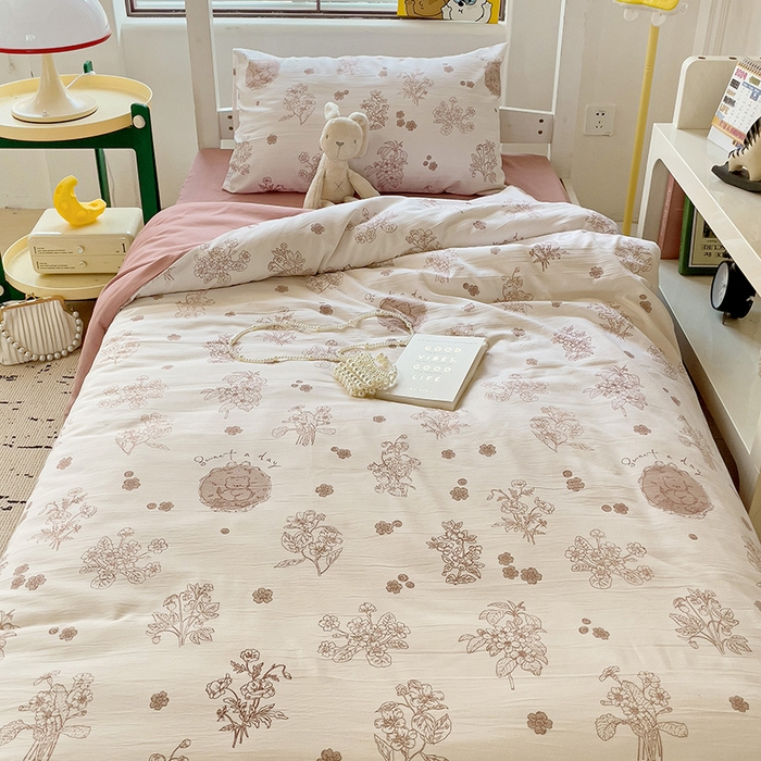 91家纺网 家纺一手货源 找家纺 （总）海岛哥哥 2025新款云朵棉宿舍学生三件套