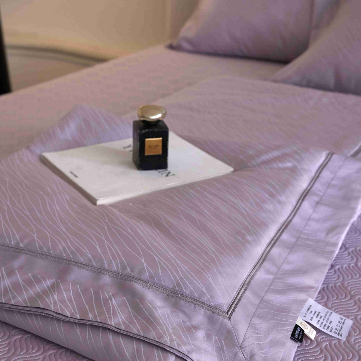 91家纺网 家纺一手货源 找家纺 2025春夏新款天丝棉提花夏被夏凉被空调被四件套床盖款 织锦【券后不低于538】 织锦 紫色